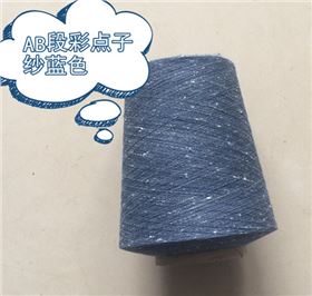 全棉AB段彩点子纱