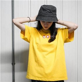 竹节纱T恤