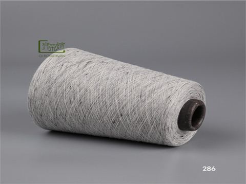 全棉麻灰雪花纱30S