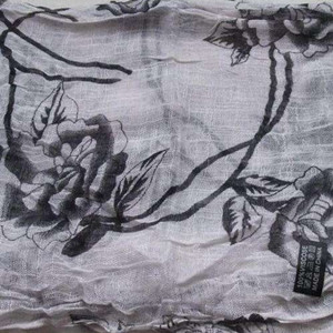 竹节纱围巾